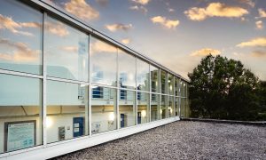 ZESS Building Exterior at Sunset [Photo: Jan Soehlke/ZESS, University of Siegen]