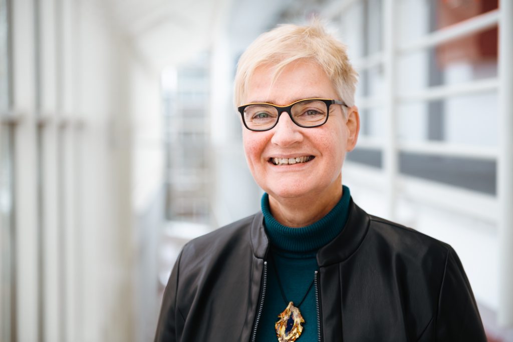 Prof Dr Klaudia Witte at ZESS [Photo: Jan Söhlke/ZESS, Uni Siegen]