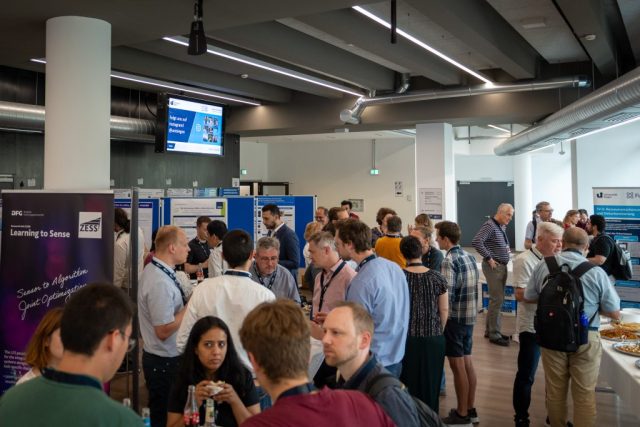 Poster Floor at the French German THz Conference 2025 at ZESS/University of Siegen [Photo: Jan Söhlke/ZESS, Uni Siegen]