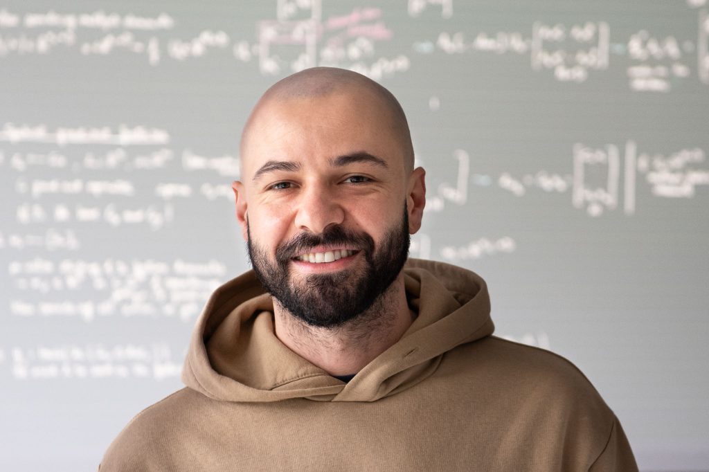 Mathematician Paolo Zuzolo of the University of Bologna during his stay as Guest Researcher at ZESS, University of Siegen. [Photo: Jan Söhlke/ZESS]