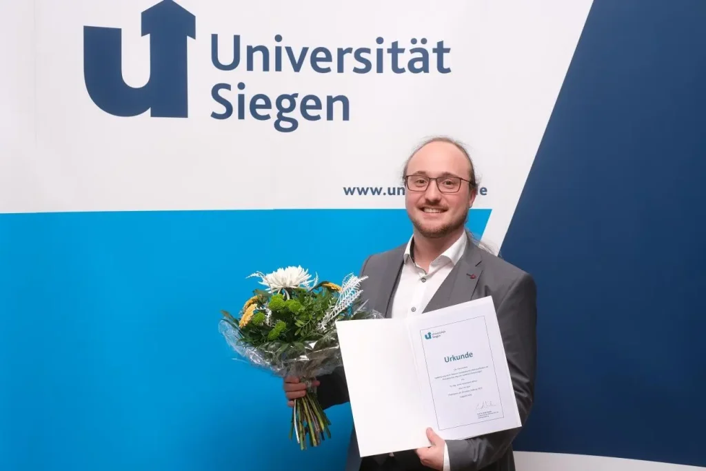 Dr Jonas Hölzer receives Dirlmeier Foundation Förderpreis